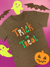 Load image into Gallery viewer, &quot;Trick or Treat&quot; T-shirt
